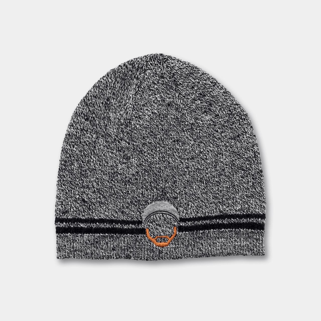 The GURU Beanie — heather grey knit with GURU emblem